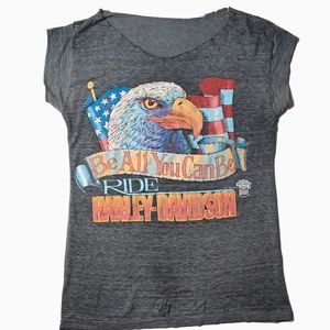 VINTAGE * Rare * 1987 Harley shirt * buttery soft